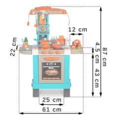 ACTIVESHOP Ricokids interaktivna otroška kuhinja 773100