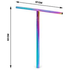 ACTIVESHOP T-Bar Soke krmilo za skuter performance neochrome 63 cm