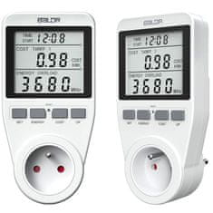 ACTIVESHOP Berdsen BD-990 enofazni wattmeter bele barve