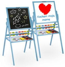 ACTIVESHOP Ricokids magnetna vrtljiva tabla - modra