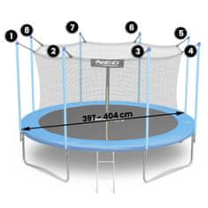 ACTIVESHOP Notranja mreža za trampoline 404cm 13ft Neo-Sport