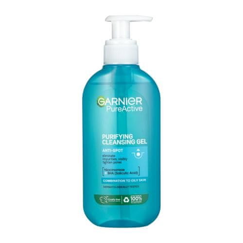 Garnier Pure Active Purifying Cleansing Gel čistilni gel za problematično kožo z aknami unisex