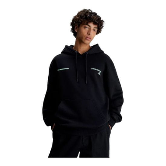 Calvin Klein Športni pulover črna J30J324807BEH