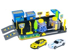 Toys Komplet pralna soba + postaja za PETOL za avtomobile ZA2142