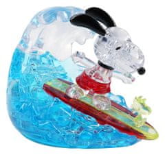 HCM Kinzel 3D kristalna sestavljanka Surfing Snoopy 41 kosov