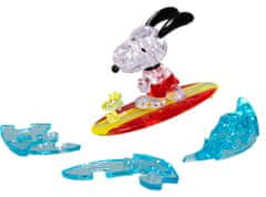 HCM Kinzel 3D kristalna sestavljanka Surfing Snoopy 41 kosov