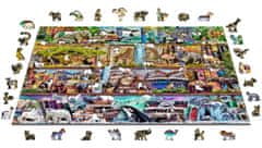 Wooden city Lesena sestavljanka Amazing Animal Kingdom 2v1, 1010 kosov ECO