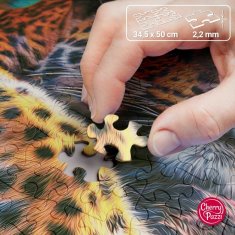 Cherry Pazzi Puzzle Ležeči leopard 500 kosov