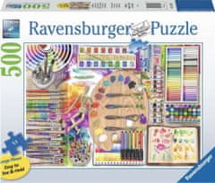 Ravensburger Puzzle Artist's palette XXL 500 kosov