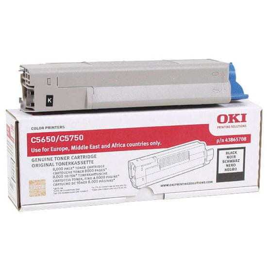 OKI 43865708 črn, originalen toner