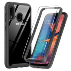 Techsuit Techsuit Defense360 Pro + Zaščitna folija, Samsung Galaxy A20e, črna