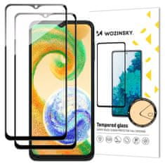 WOZINSKY Wozinsky 2x 5D Zaščitno kaljeno steklo, Samsung Galaxy A04s, črn
