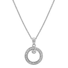 Hot Diamonds Orbit DP929 srebrna diamantna ogrlica iz topaza (verižica, obesek)