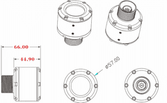 Secutek Podvodna kamera D2C5705 do 200 m globine - 2 MP, 20 m kabla