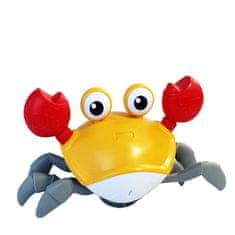 Dollcini crawling crab game, bež/rumena