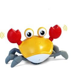 Dollcini crawling crab game, bež/rumena