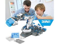 Toys Hidravlična roka Robot 3v1 DIY 220el ZA4199