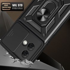 Tech-protect Camshield ovitek za Motorola Moto G84 5G, črna