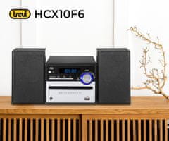 Trevi HCX 10F6 Hi-Fi zvočni sistem, 20W, FM Radio, Bluetooth, CD predvajalnik, USB, AUX, + daljinec