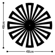Wallity Dekorativna kovinska stenska ura