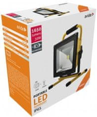 Avide polnilni prenosni reflektor, LED, 30 W, IP65, 4000 K