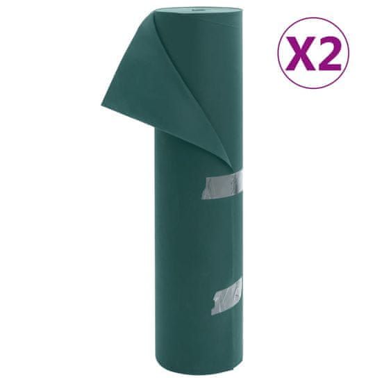 Vidaxl Vrtna koprena 2 zvitka 70 g/m² 50x1,6 m