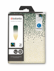 Brabantia C prevleka in podloga za likalno desko, 124 x 45 cm, 2 mm, pozabljena oaza