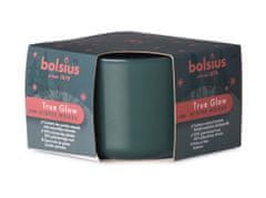 Bolsius True Glow Glass 90x63mm Winterwoods, dišeča sveča