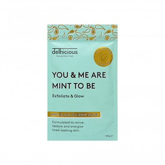 Delhicious Piling za telo You & Me Are Mint To Be (Mint Black Tea Body Scrub) 100 g