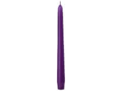 Emocio Classic stožčasta sveča 22x240 temno vijolične barve