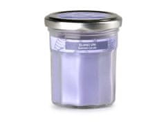 Emocio Steklo vijolične barve 69x85 mm s kovinskim pokrovom, dišeča sveča Island Spa