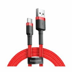 BASEUS Cafule podatkovni kabel, USB Tip-C, 50 cm, rdeč (CATKLF-A09)