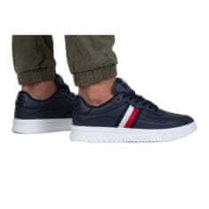 Tommy Hilfiger Čevlji mornarsko modra 43 EU Supercup Leather Stripes