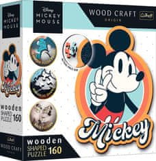 Trefl Wood Craft Origin sestavljanka Mickey Mouse Retro 160 kosov