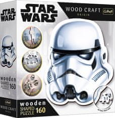 Trefl Wood Craft Origin puzzle Star Wars: Stormtrooper helmet 160 kosov