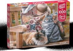 Cherry Pazzi Puzzle Cat sitting 1000 kosov