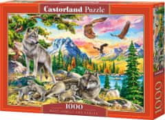 Castorland Puzzle Volčja družina 1000 kosov