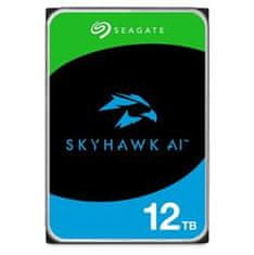 Seagate HDD SkyHawk AI 3,5" 12TB - 7200 vrtljajev na minuto/SATA-III/256MB + senzor RV