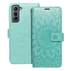 OEM MEZZO Kovček za knjigo za SAMSUNG S21 mandala green