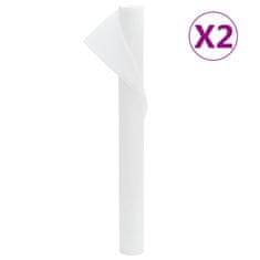 Vidaxl Vrtna koprena 2 zvitka 70 g/m² 10x1,6 m