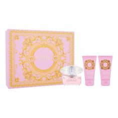 Versace Bright Crystal Set toaletna voda 50ml + losjon za telo 50 ml + gel za prhanje 50 ml za ženske