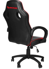 Marvo CH-301RD gaming stol, črno/rdeč