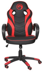Marvo CH-301RD gaming stol, črno/rdeč