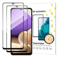 WOZINSKY Wozinsky 2x 5D Zaščitno kaljeno steklo, Samsung Galaxy A32 5G, črn