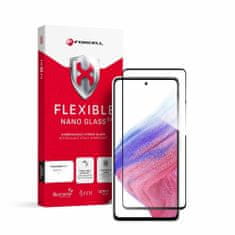 FORCELL Hibridno steklo Forcell Flexible 5D Full Glue, Samsung Galaxy A53 5G, črno