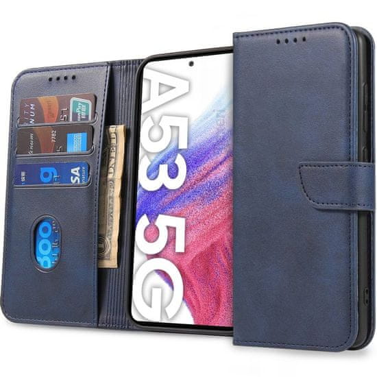 Nexeri Wallet Nexeri Samsung Galaxy A54 5G, modra torbica