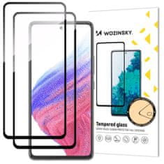 WOZINSKY Wozinsky 2x 5D Zaščitno kaljeno steklo, Samsung Galaxy A54 5G, črn