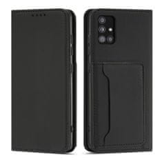 HURTEL Magnet Card Case etui, Xiaomi Redmi Note 11, črn