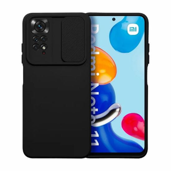 OEM Slide etui, Xiaomi Redmi Note 11 / 11S, črn