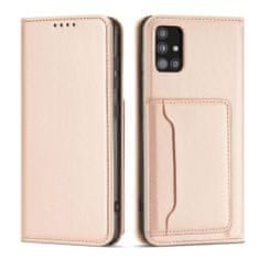 HURTEL Magnet Card Case etui, Xiaomi Redmi Note 11, rožnat